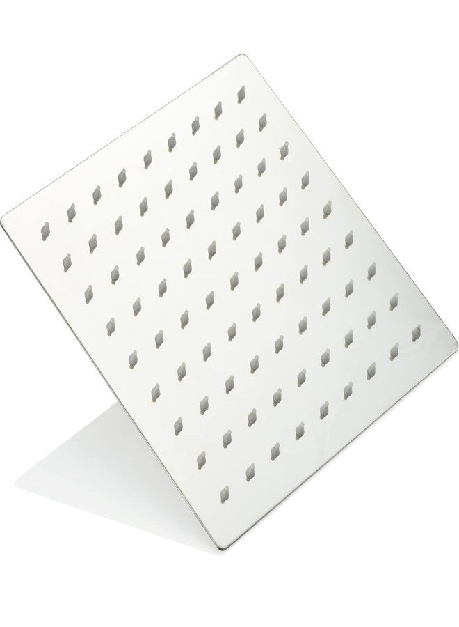 أيونيكس رأس دش مطري من الفولاذ المقاوم للصدأ 304 من IONIX، مقاس 6 بوصات، دش فاخر للحمام، مقاس 6 × 6 بوصات، مصنوع من معدن ثقيل من الدرجة SS-304، رفيع للغاية، فضي، طقم واحد - Image 4